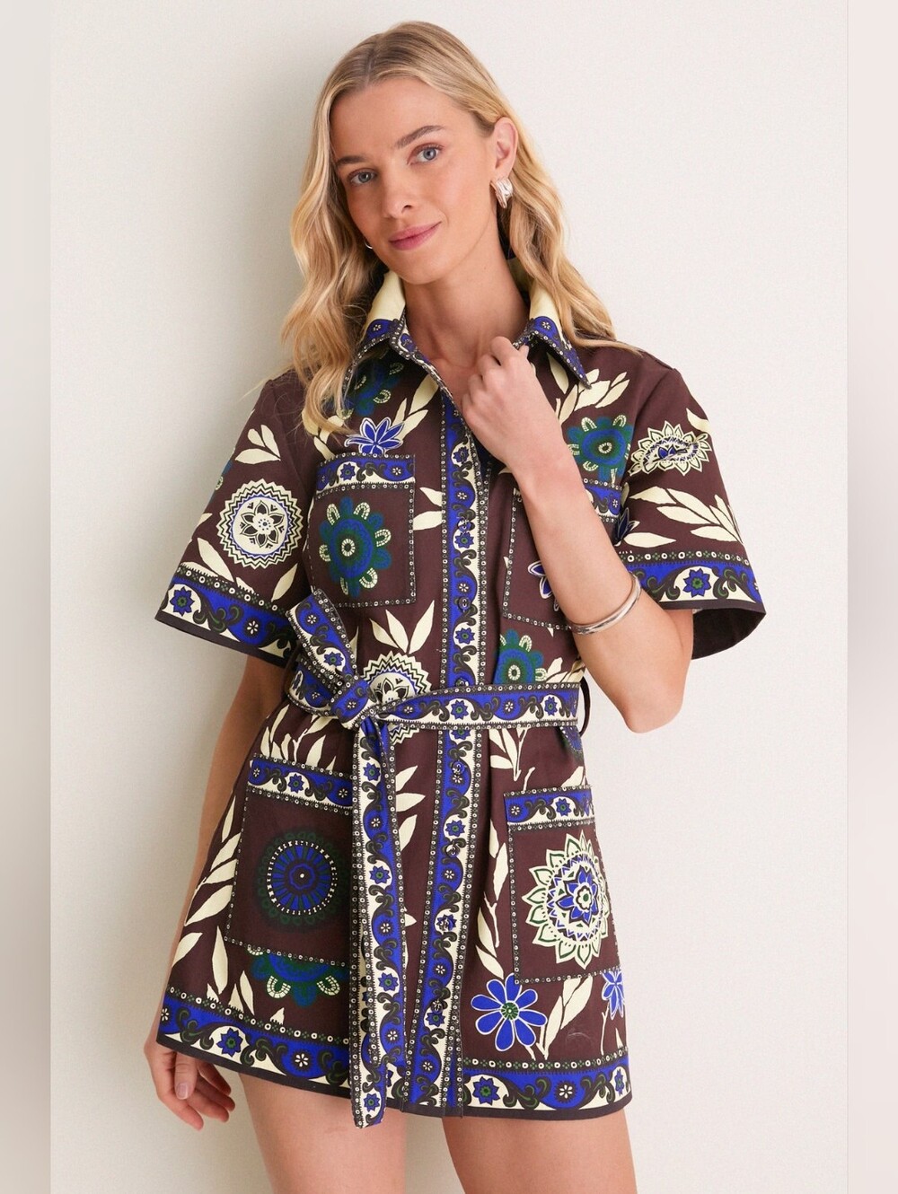 Alemais Chocolate Jasper Mini Dress Size 4